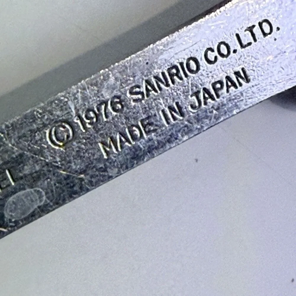 Vintage 1976 Hello Kitty Stainless Steel Child's Fork Utensil Sanrio